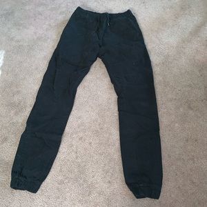 Black joggers